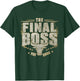 The Final Boss Vintage Rock Music Final Boss Gamer Bull Head T-Shirt - T-Shirt | Forest
