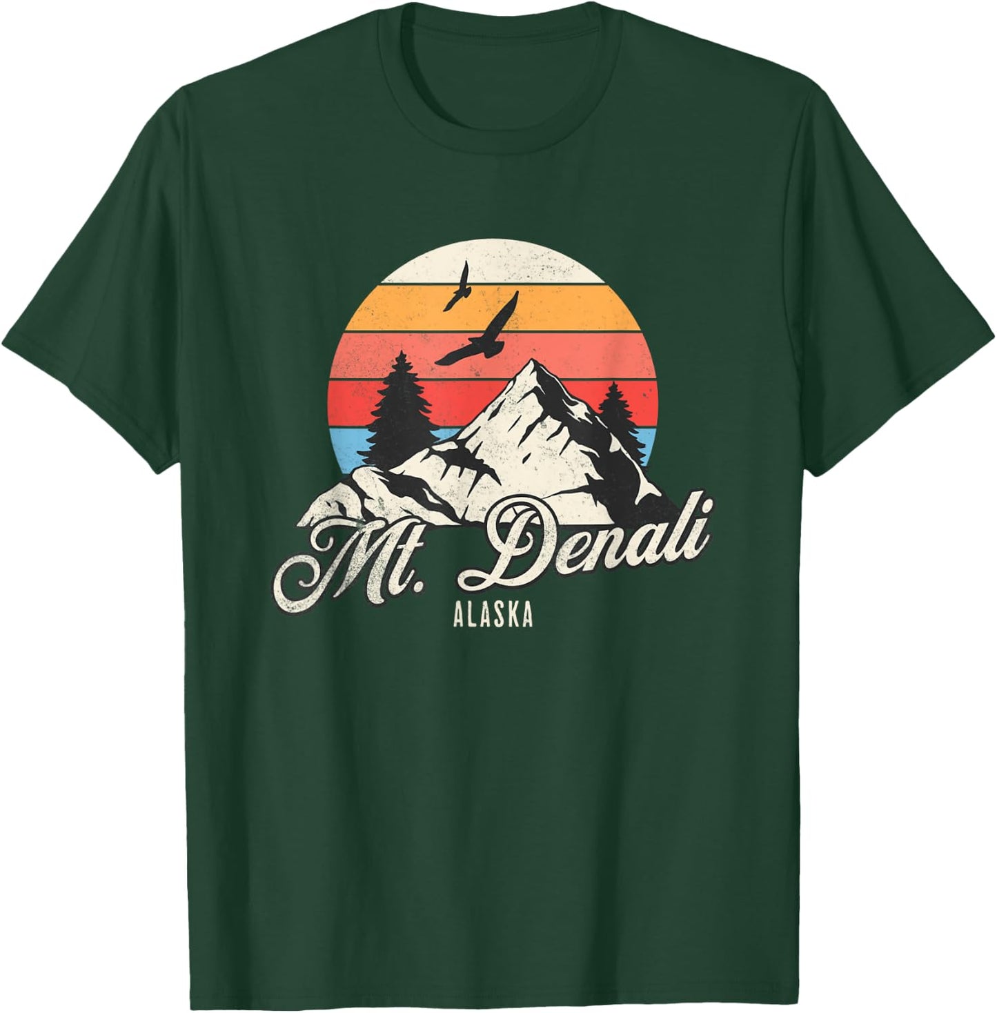 Mount Denali Souvenir / Mt. Denali T-Shirt - T-Shirt | Forest