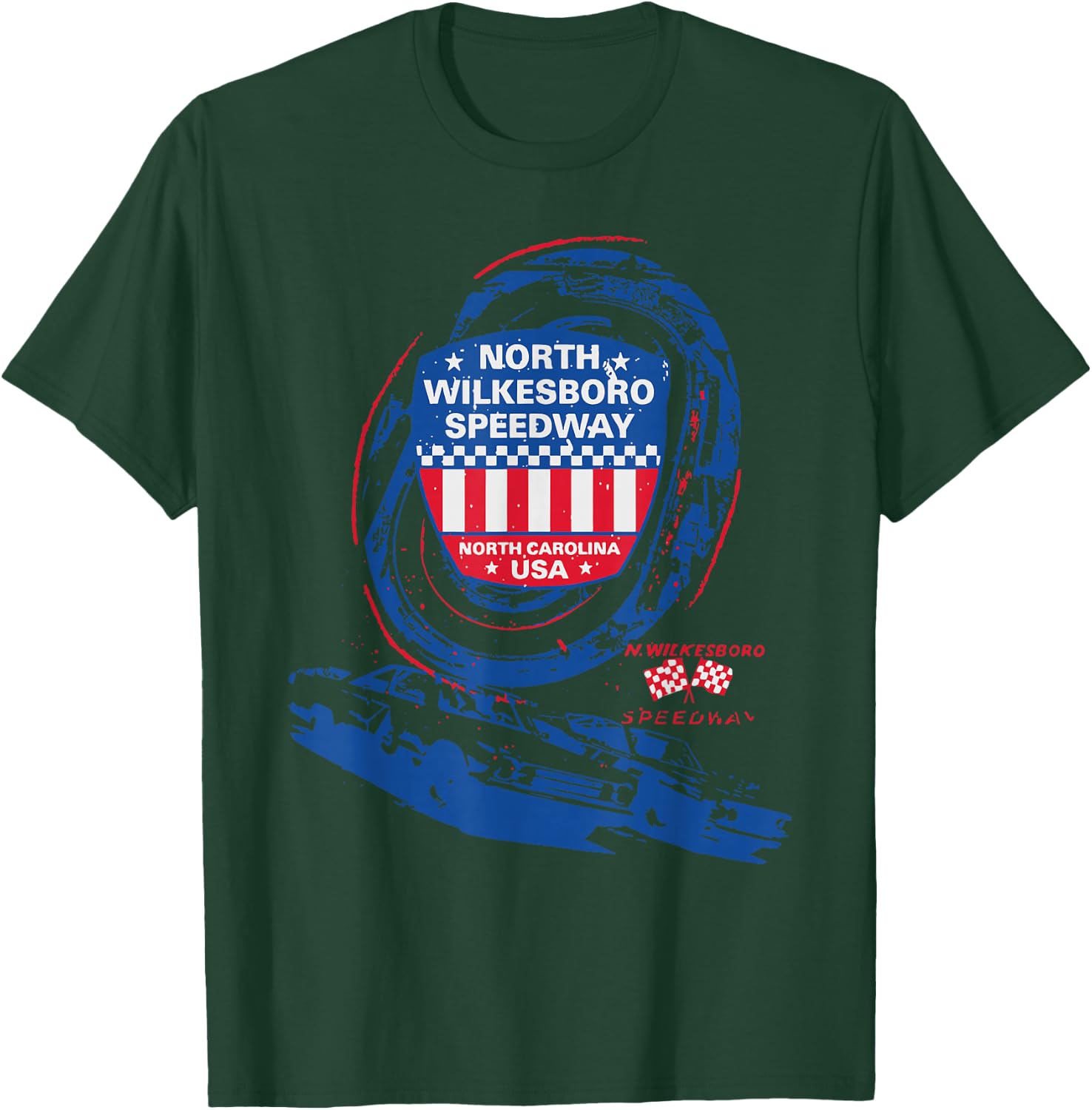North Wilkesboro Speedway T-Shirt - T-Shirt | Forest