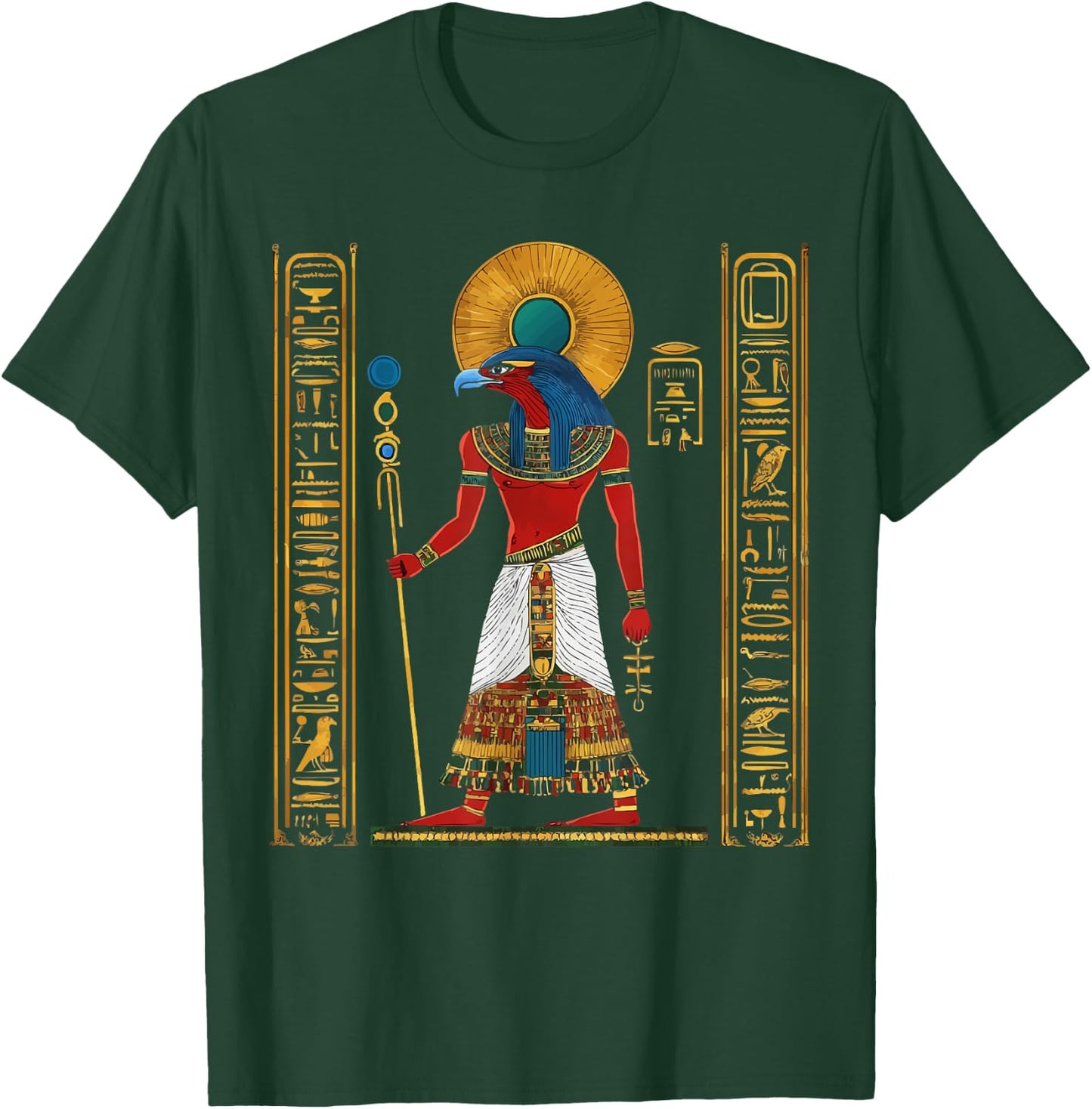 Thoth Egyptian God Egyptian Mythology Pyramid Ancient Egypt T-Shirt - T-Shirt | Forest