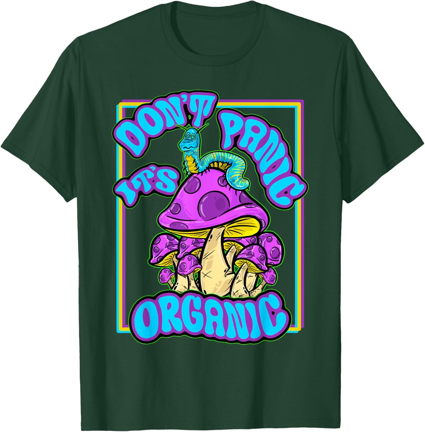 Another Small Biz Don’t Panic It’s Organic , Black T-Shirt - T-Shirt | Forest
