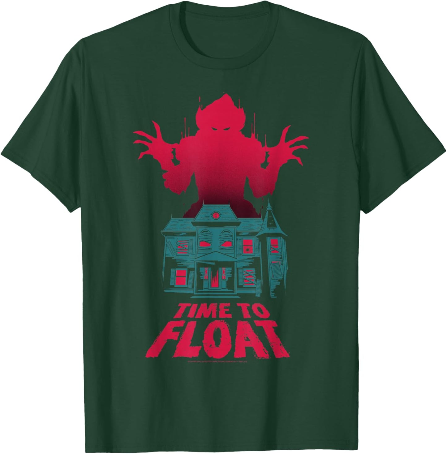 IT: Chapter Two Pennywise Time To Float Neibolt House T-Shirt - T-Shirt | Forest