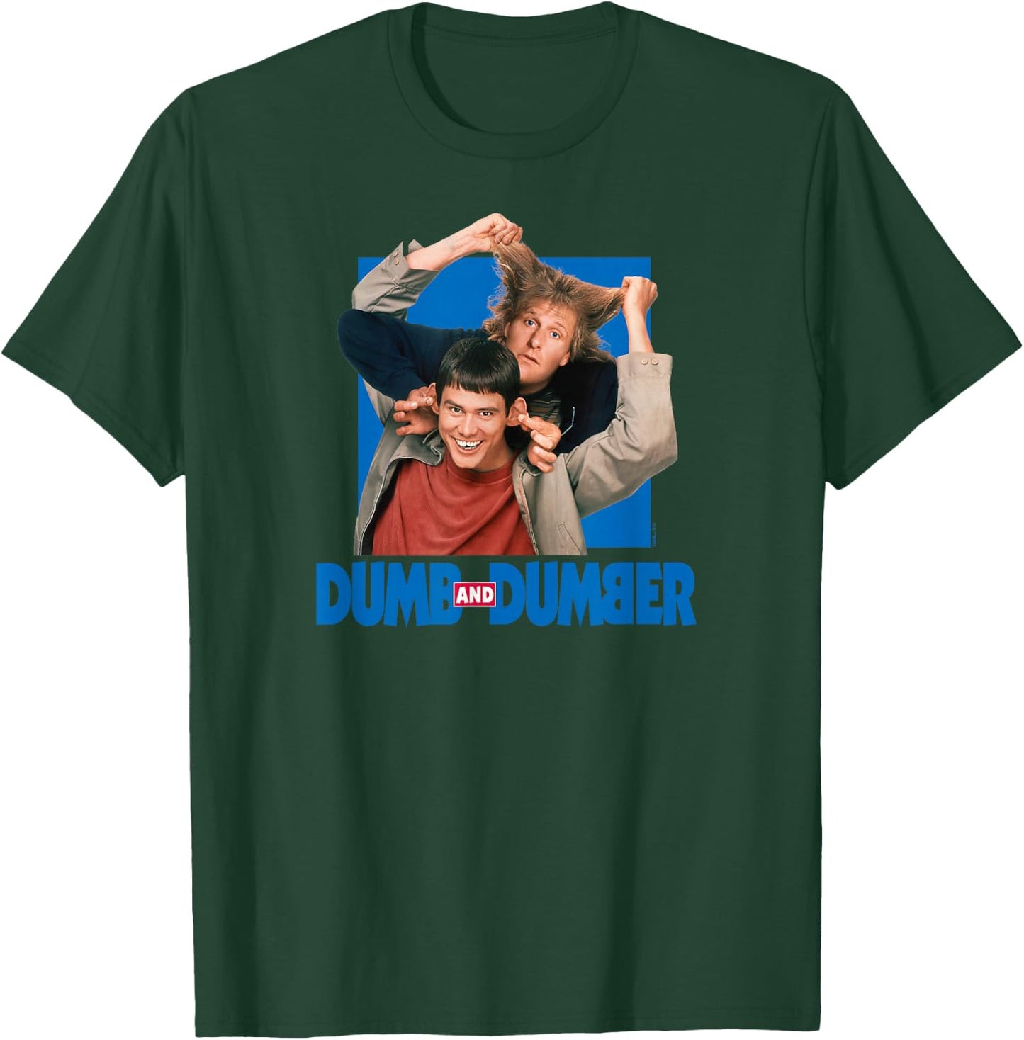 Dumb & Dumber - Lloyd Christmas and Harry Dunne Funny Duo , Small, Black T-Shirt - T-Shirt | Forest