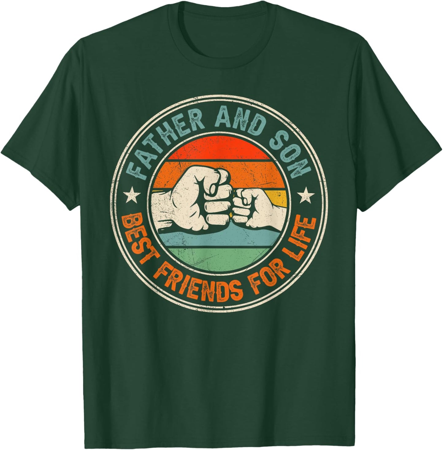 Father And Son Best Friends For Life Matching Father's Day T-Shirt - T-Shirt | Forest