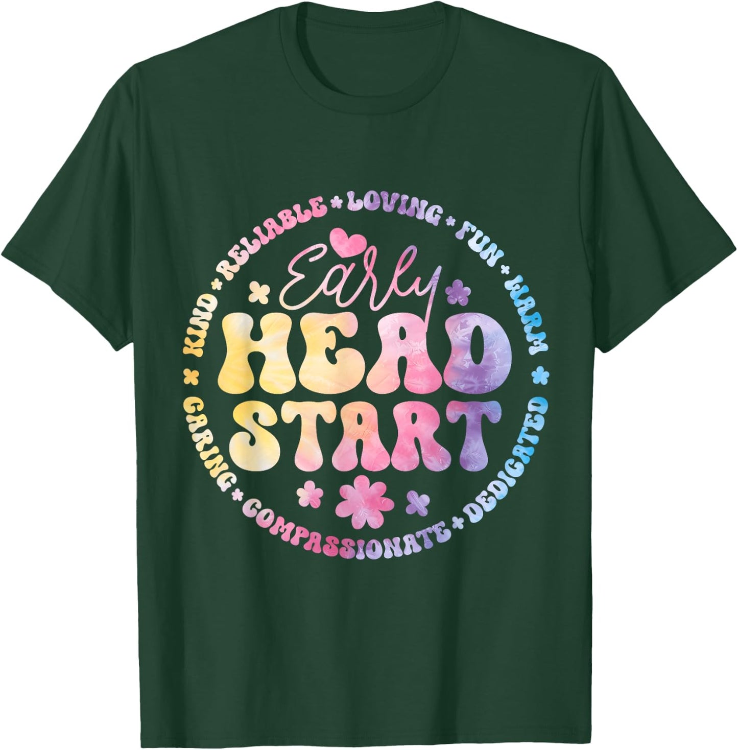 Early Head Start Squad Homeschool Teacher Headstart T-Shirt - T-Shirt | Forest