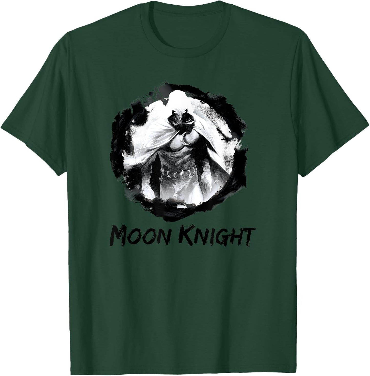 Marvel Moon Knight Paint Smudge Print Classic Comic T-Shirt - T-Shirt | Forest