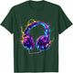 Headphones Music DJ Music Lover Beatmaker Techno Artwork T-Shirt - T-Shirt | Forest