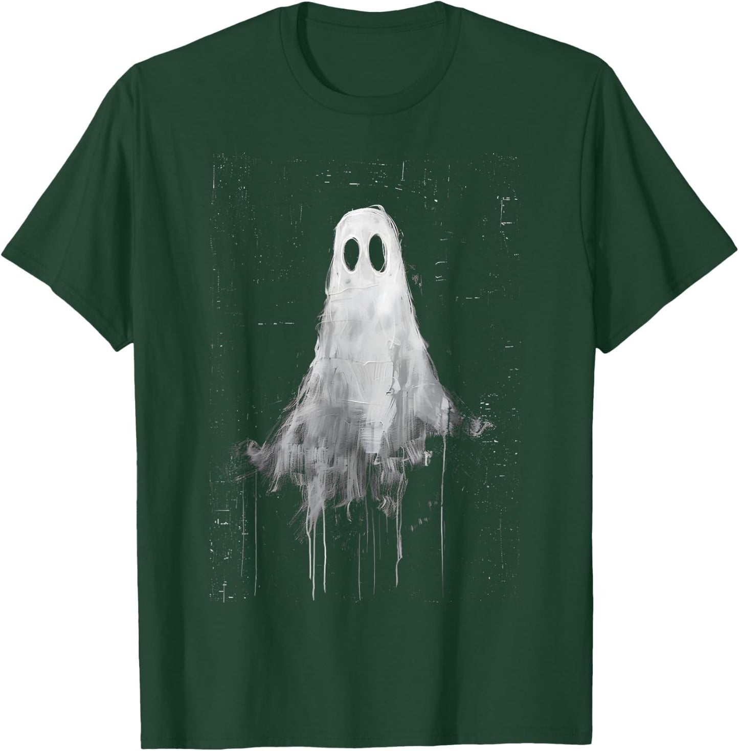 Ghost Horror Spirit Spooky Scary Halloween Goth Aesthetic T-Shirt - T-Shirt | Forest