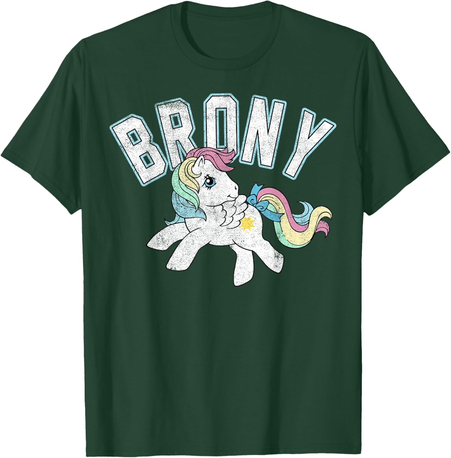 My Little Pony Brony Collegiate Style T-Shirt - T-Shirt | Forest
