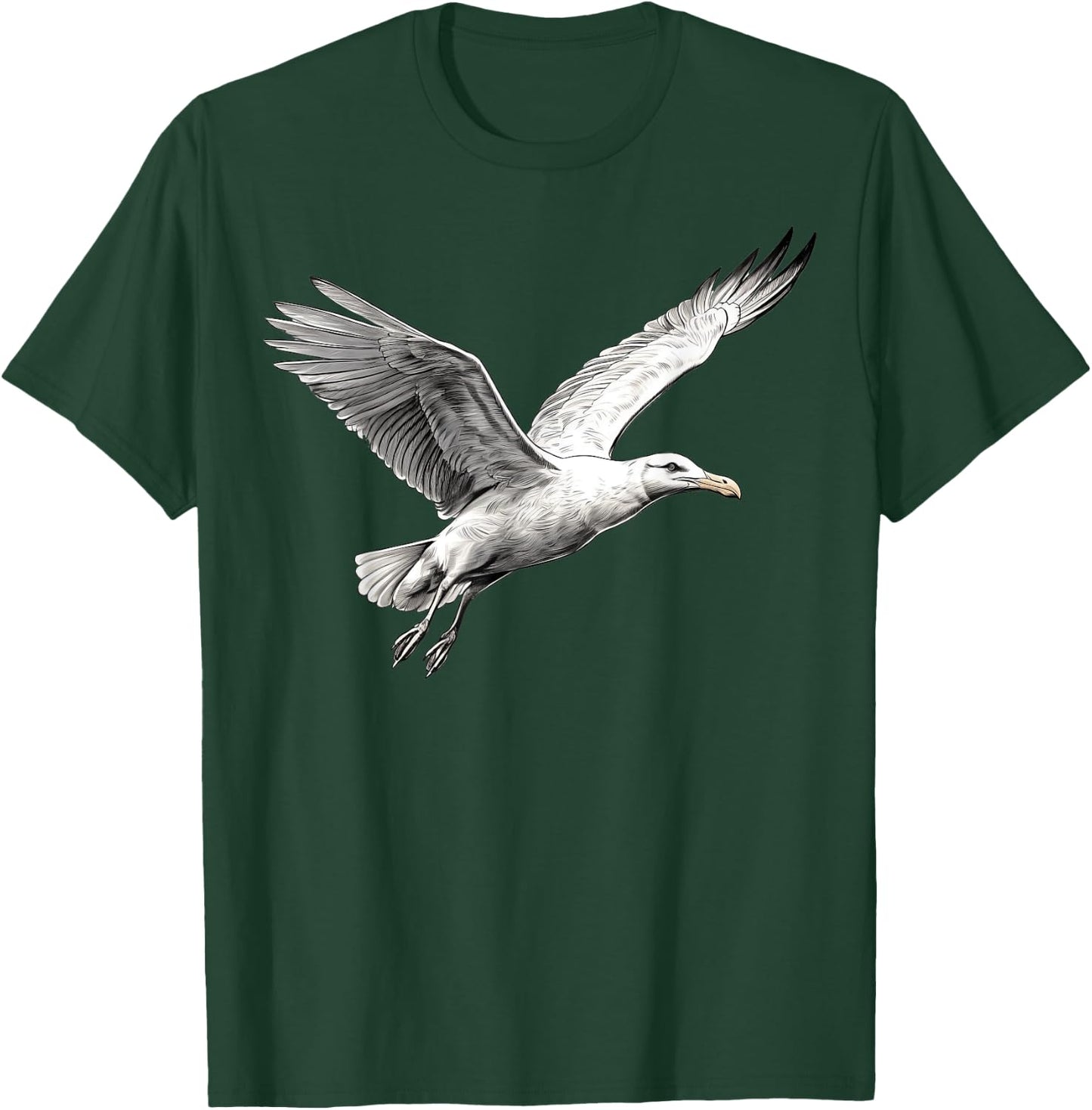 Flying Seagull T-Shirt - T-Shirt | Forest