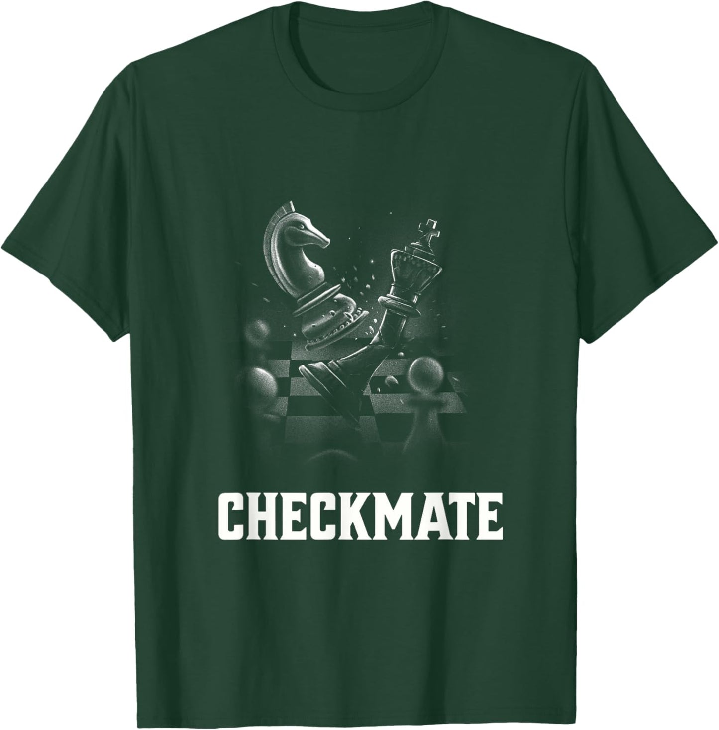 Chess for Boys with Chess Pieces and Checkmate T-Shirt - T-Shirt | Forest