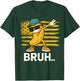Cool Dabbing Banana Bruh American Flag Teen Boys T-Shirt - T-Shirt | Forest
