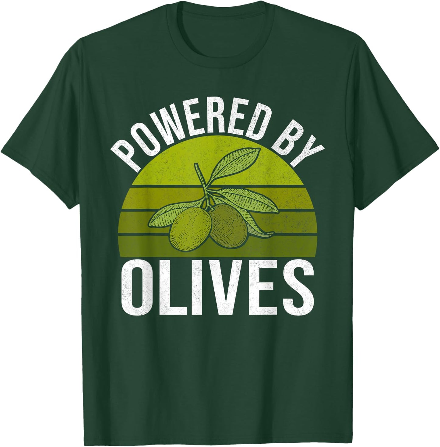 Powered by Olives Olive Lover T-Shirt - T-Shirt | Forest