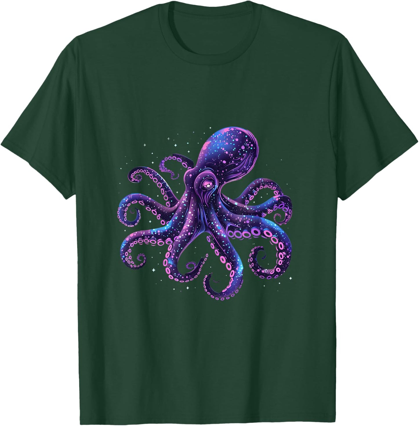 Octopus Artwork Ocean Sea Animal Lover Sea Ocean Octopus T-Shirt - T-Shirt | Forest