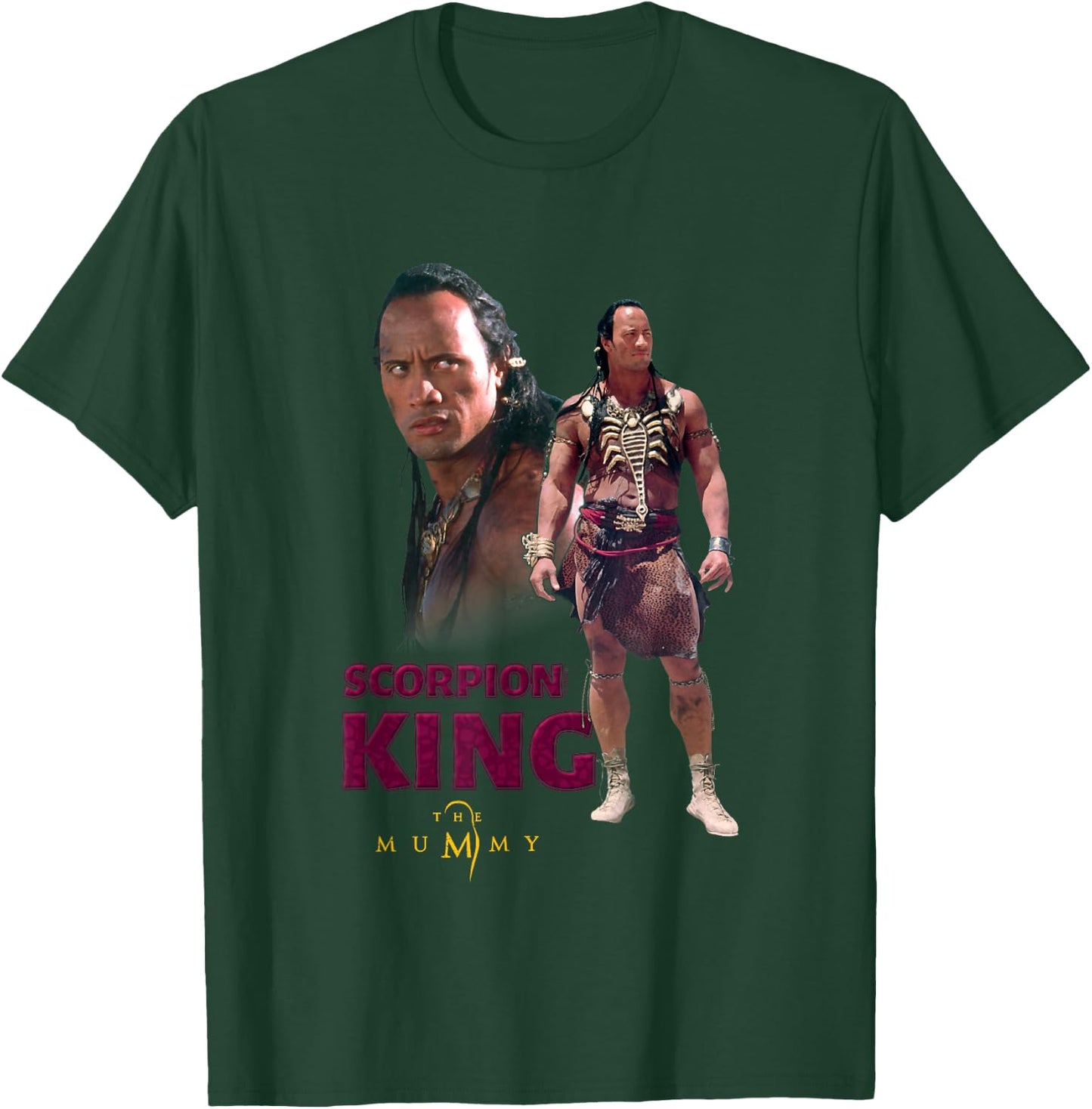 The Mummy Returns Iconic Scorpion King Pose Big Chest Poster T-Shirt - T-Shirt | Forest
