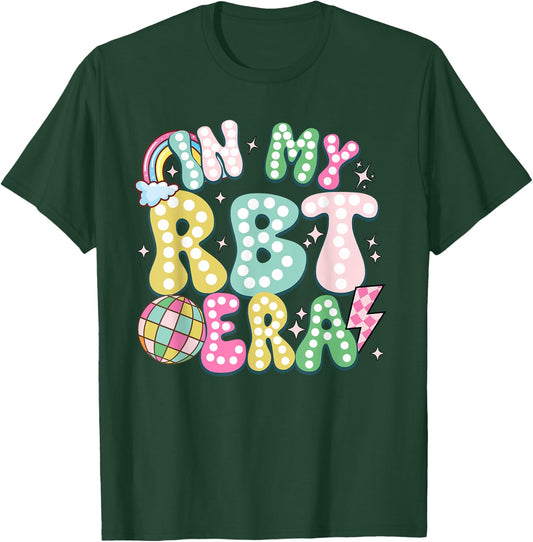 In My RBT Era Registered Behavior Technician ABA Therapist T-Shirt - T-Shirt | Forest