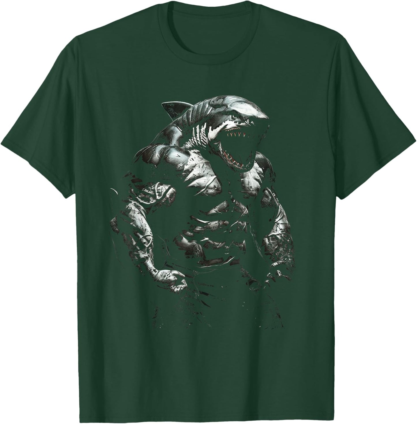 White Shark Gym Wear Bodybuilding Workout Motivation T-Shirt - T-Shirt | Forest