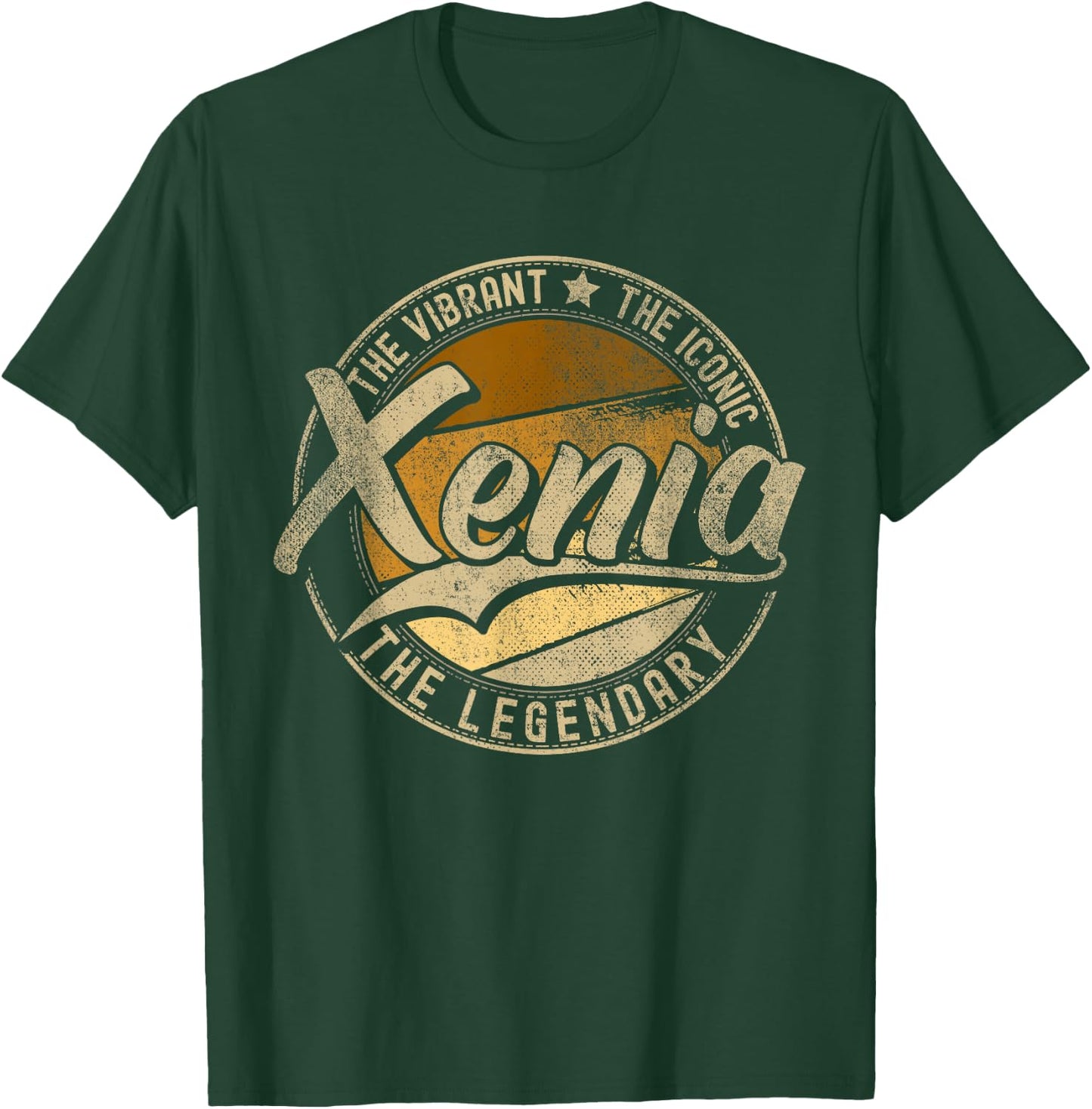 Xenia OH | Ohio | Vintage Distressed T-Shirt - T-Shirt | Forest