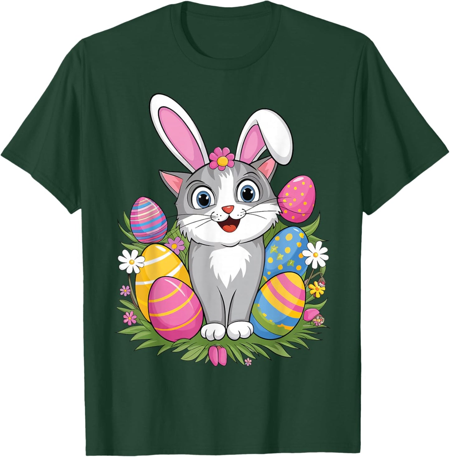 Easter Cat T-Shirt - T-Shirt | Forest