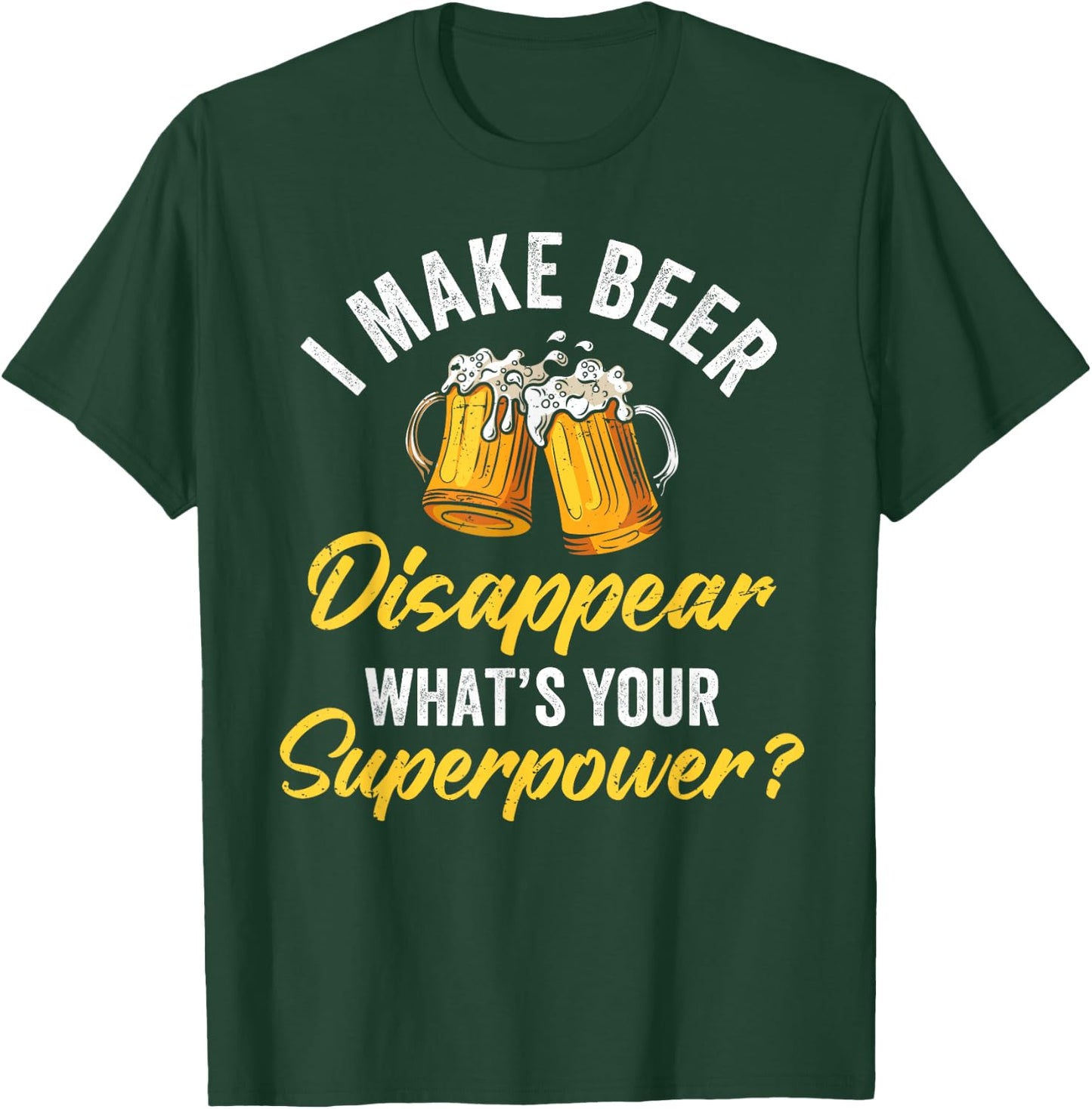 Ich Lasse Bier Verschwinden Superkraft Beer Party Beer T-Shirt - T-Shirt | Forest