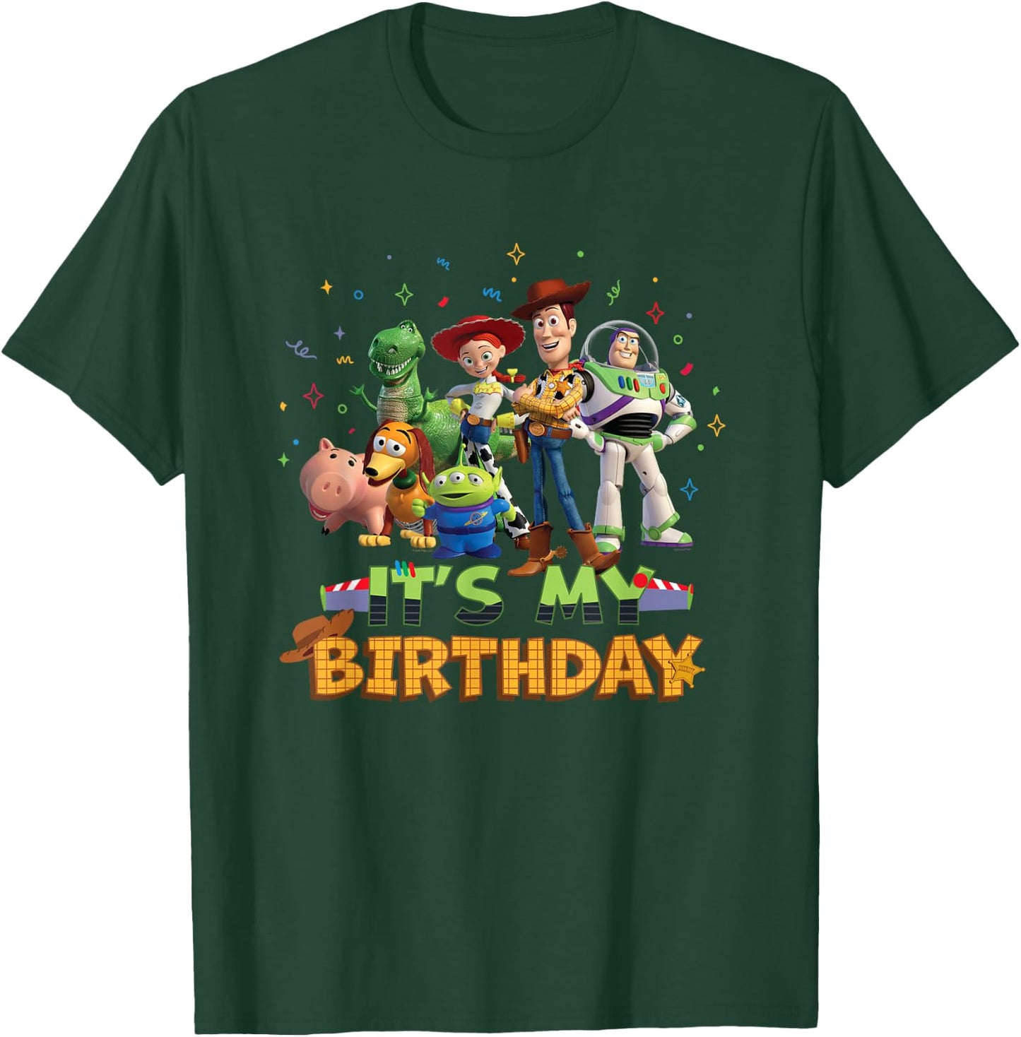 Disney and Pixar's Toy Story It's My Birthday Party Matching T-Shirt - T-Shirt | Forest