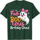 Fab Boo Lous Birthday Ghoul Funny Birthday Girl Halloween T-Shirt - T-Shirt | Forest