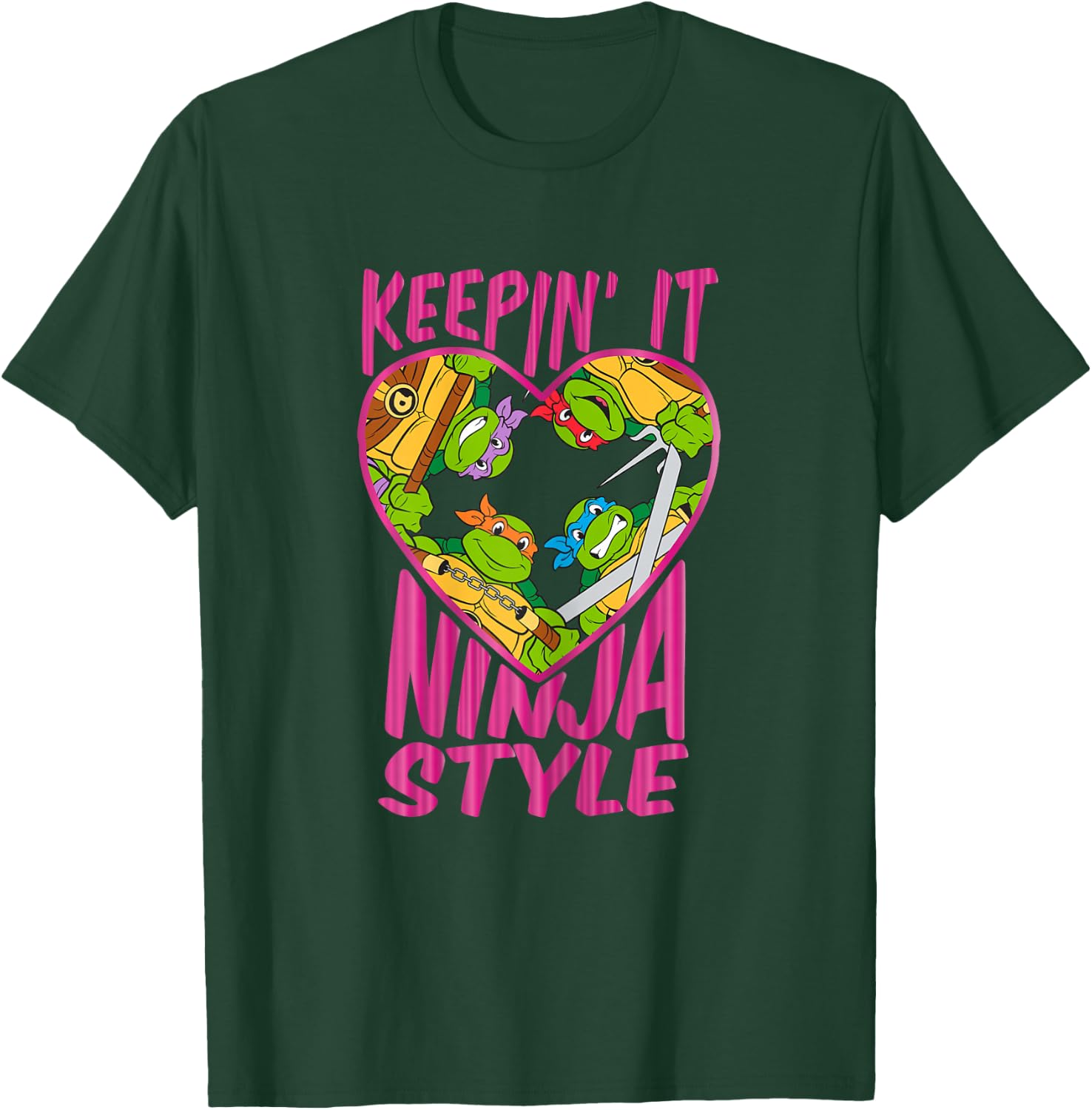 Teenage Mutant Ninja Turtles Keepin' It Ninja Style T-Shirt - T-Shirt | Forest