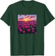 Tulip Flower Field Beautiful Sunset Graphic T-Shirt - T-Shirt | Forest