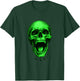 Neon Green Halloween Skull – Freaky! T-Shirt - T-Shirt | Forest