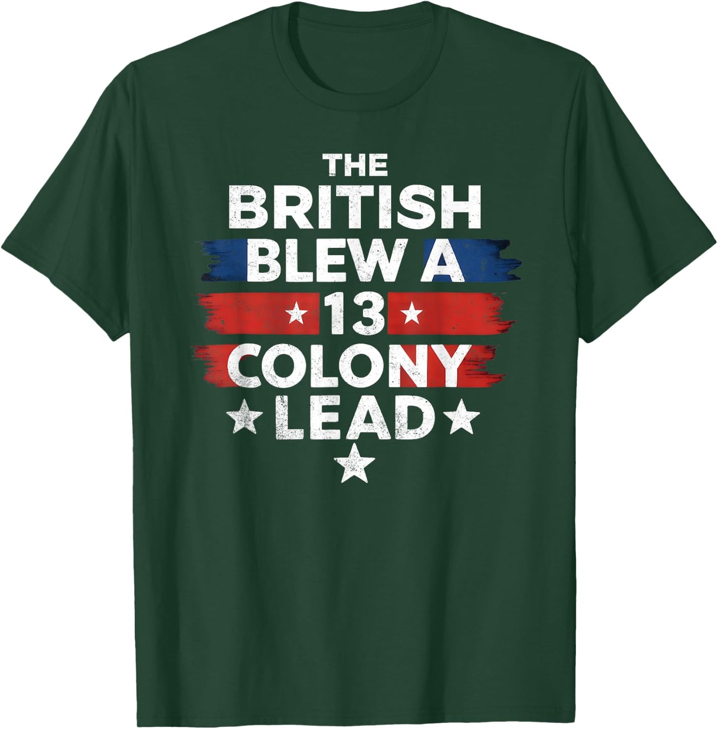 The British Blew A 13 Colony Lead T-Shirt - T-Shirt | Forest