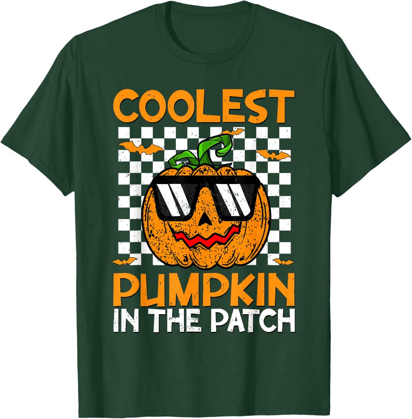 Coolest Pumpkin In The Patch Outfit Halloween Kids T-Shirt - T-Shirt | Forest