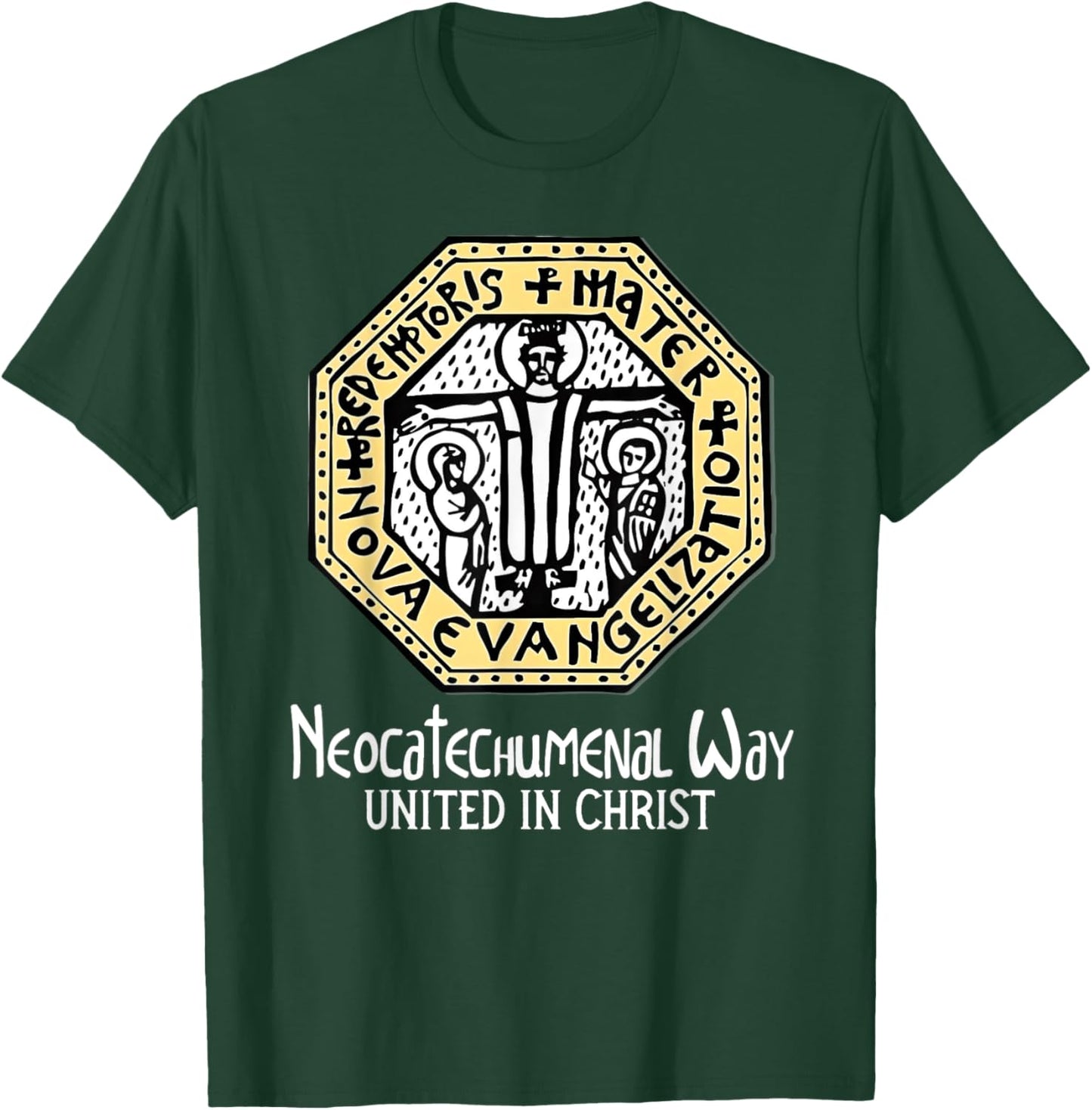 Neocatechumenal Way NCW Modern Catholic T-Shirt - T-Shirt | Forest