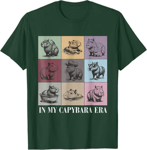 Cute Capybara Lover In My Capybara Era Gift Boys Girls T-Shirt - T-Shirt | Forest