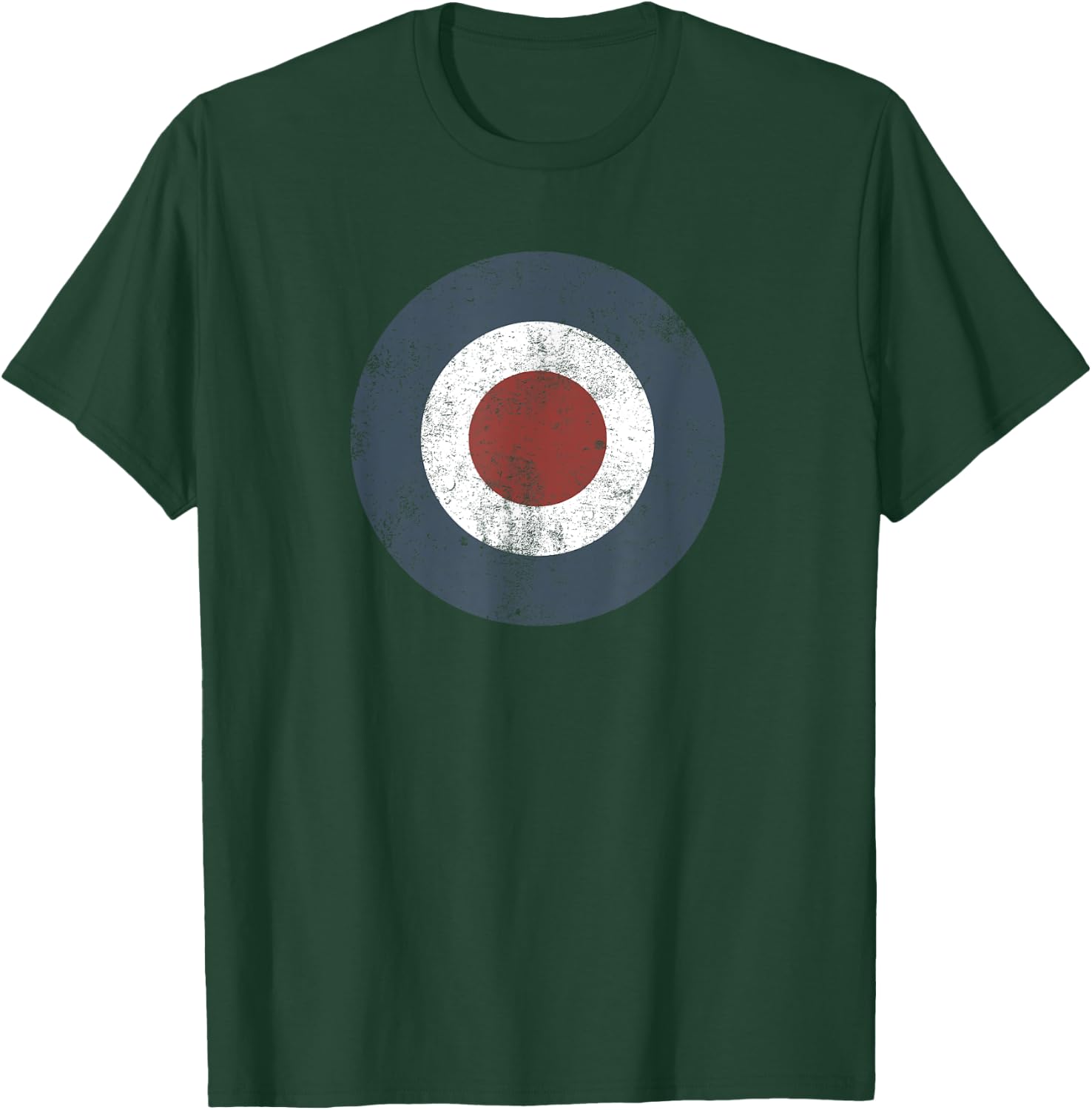 Mod Target Northern Soul Ska Bullseye UK RAF Roundel Target , Black, Small T-Shirt - T-Shirt | Forest