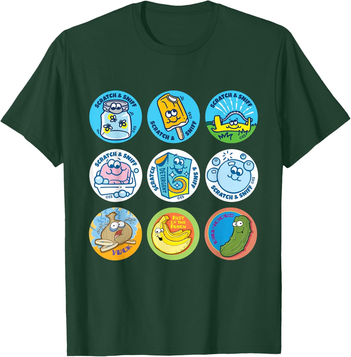 Scratch And Sniff Sticker Ice Cream, Scooper Dooper! Vintage Women Kids T-Shirt - T-Shirt | Forest