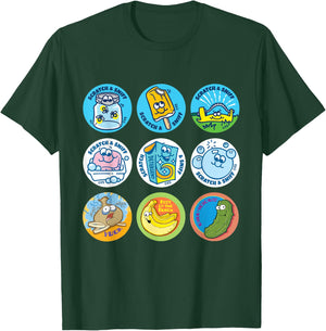 Scratch And Sniff Sticker Ice Cream, Scooper Dooper! Vintage Women Kids T-Shirt - T-Shirt | Forest