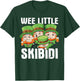 Wee Little Skibidi St. Patricks Day Leprechauns Funny T-Shirt - T-Shirt | Forest