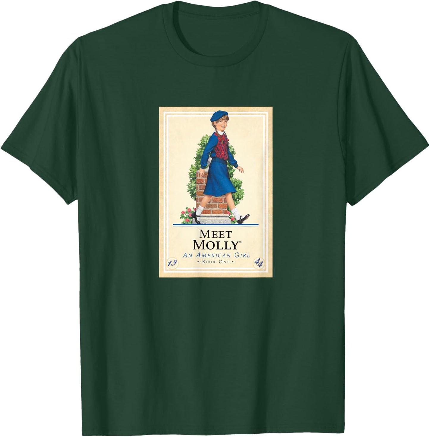 American Girl - Meet Molly Book Cover T-Shirt - T-Shirt | Forest