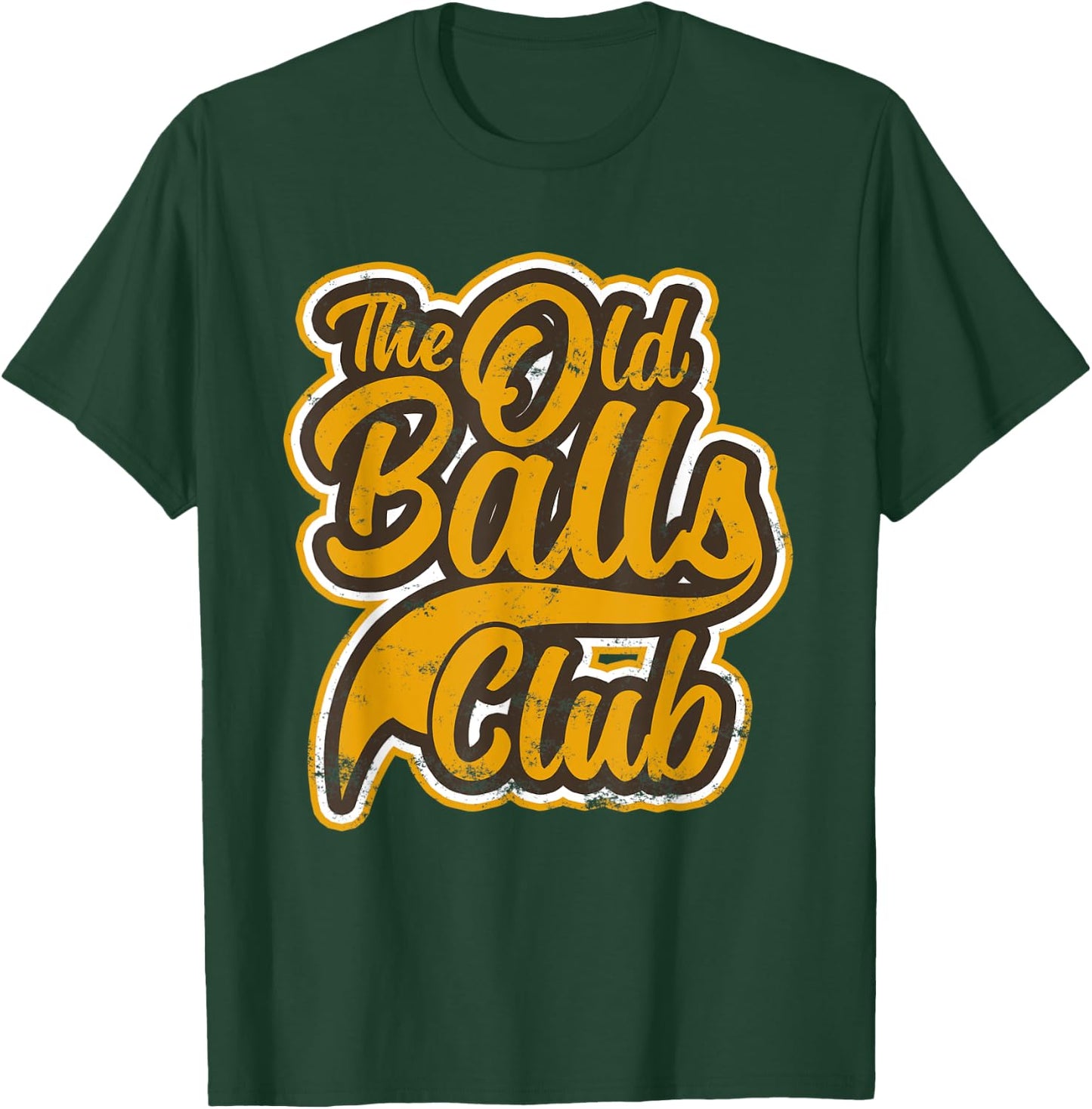Vintage Awesome Old Balls Club Funny Birthday Gifts T-Shirt - T-Shirt | Forest