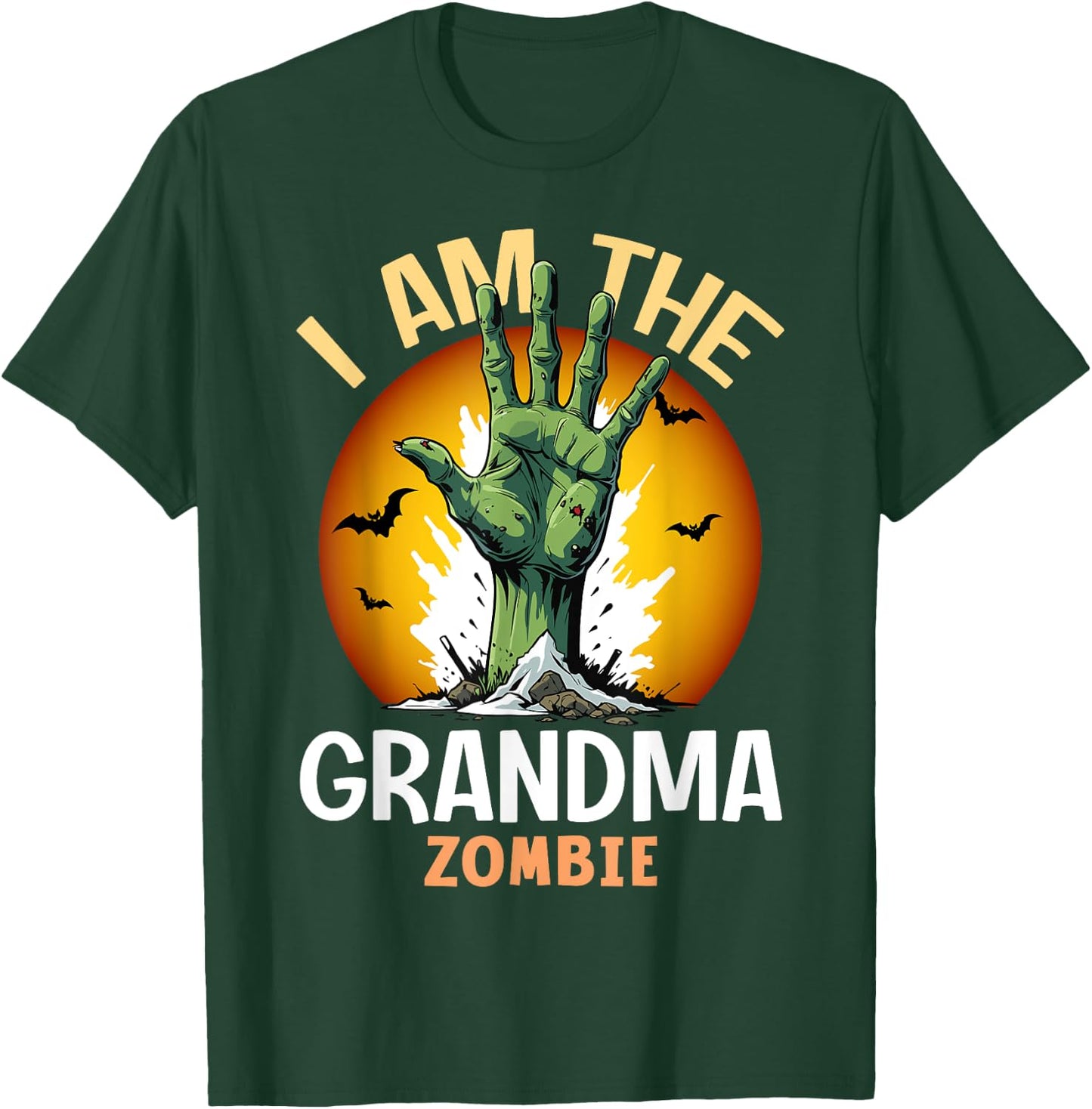Halloween Matching Grandma Zombie Costume T-Shirt - T-Shirt | Forest
