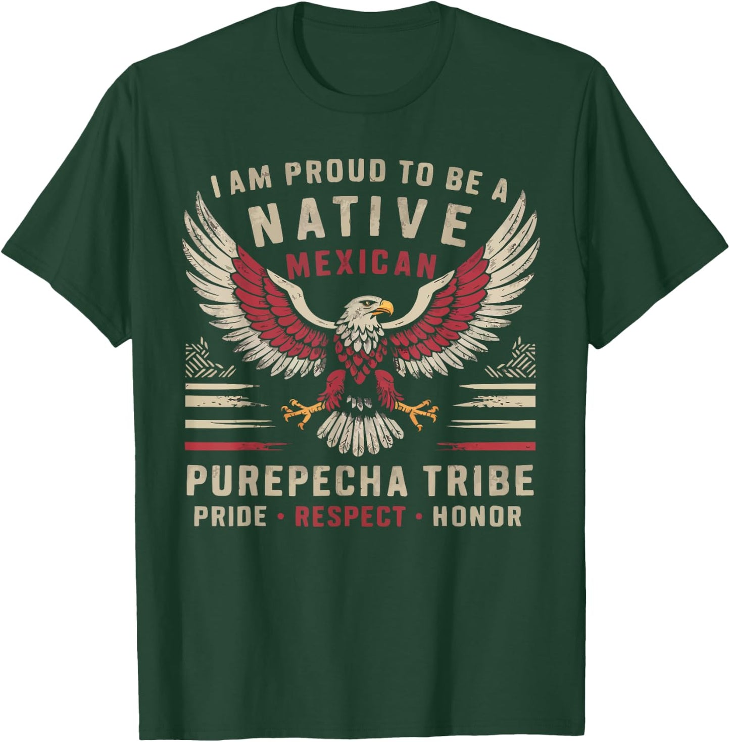 Indigenous People Mexico Native American Purepecha Tribe T-Shirt - T-Shirt | Forest