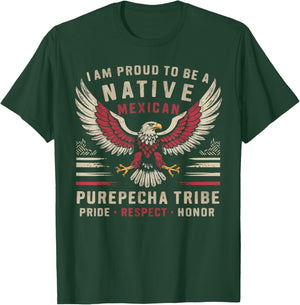 Indigenous People Mexico Native American Purepecha Tribe T-Shirt - T-Shirt | Forest