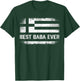 Best Baba Ever Retro Greece Flag Fathers Day Greek Dad T-Shirt - T-Shirt | Forest
