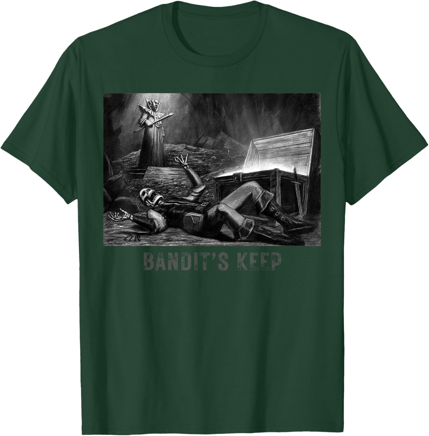 Bandit's Keep Official T-Shirt - T-Shirt | Forest