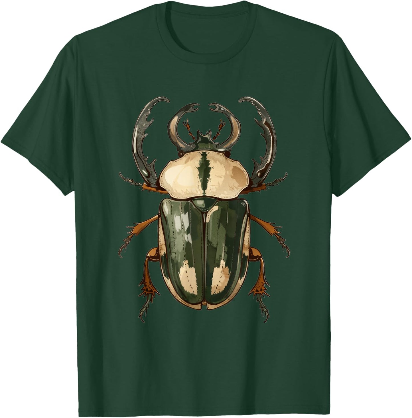 Hercules Beetle Vintage T-Shirt - T-Shirt | Forest