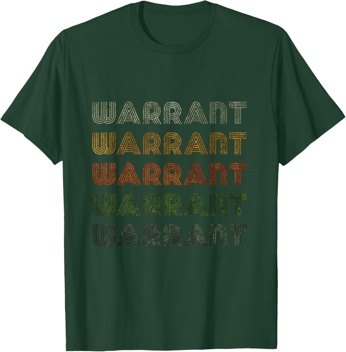 Love Heart Warrant Grunge Vintage Style Black Warrant T-Shirt - T-Shirt | Forest