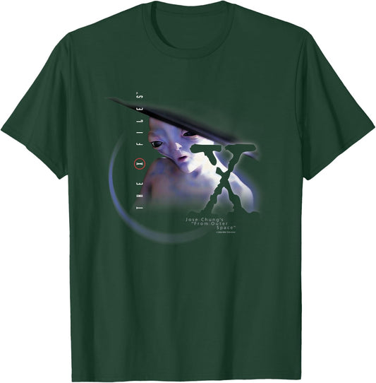 X-Files Jose Chung's From Outer Space Alien Big Chest Poster T-Shirt - T-Shirt | Forest