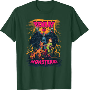 Scooby-Doo and Shaggy Beware of Monsters T-Shirt - T-Shirt | Forest
