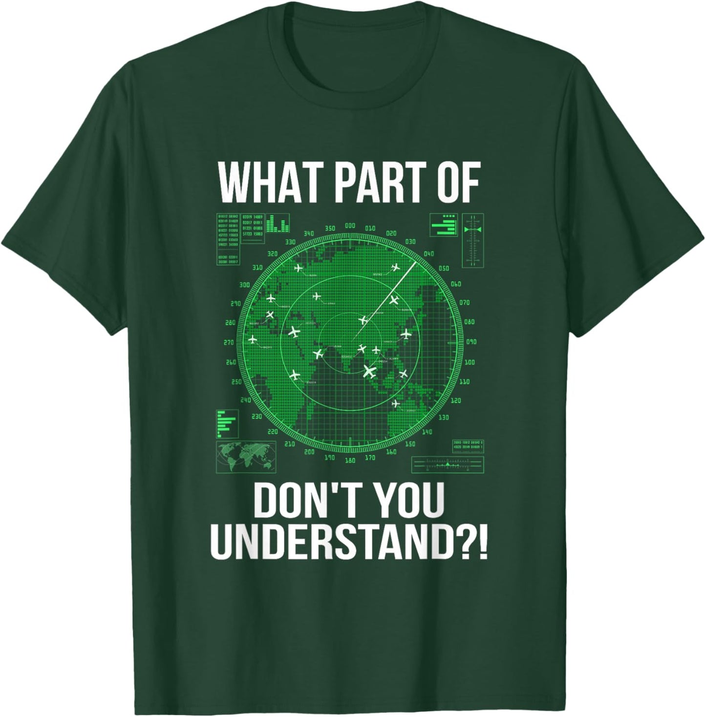 Air traffic controller T-Shirt - T-Shirt | Forest