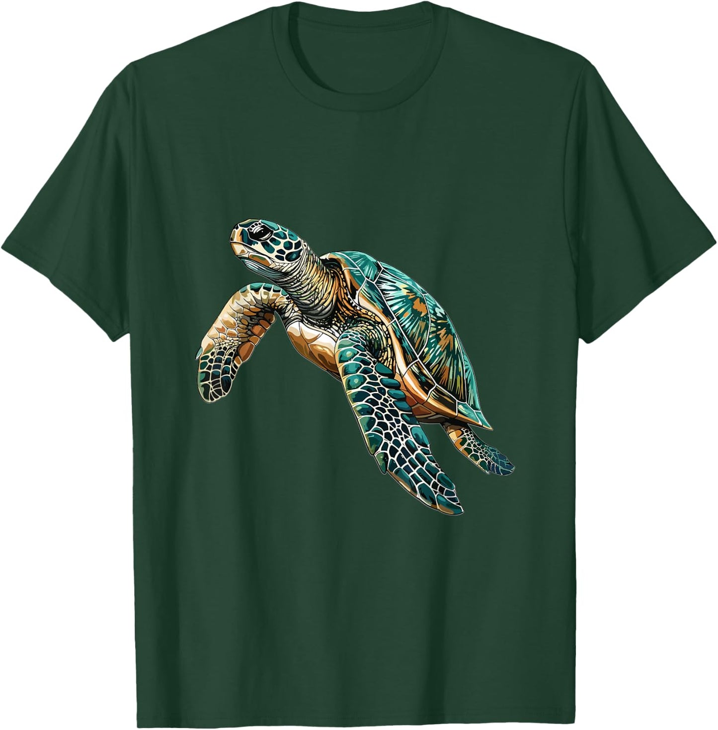 Sea Turtle Lover Graphic T-Shirt - T-Shirt | Forest